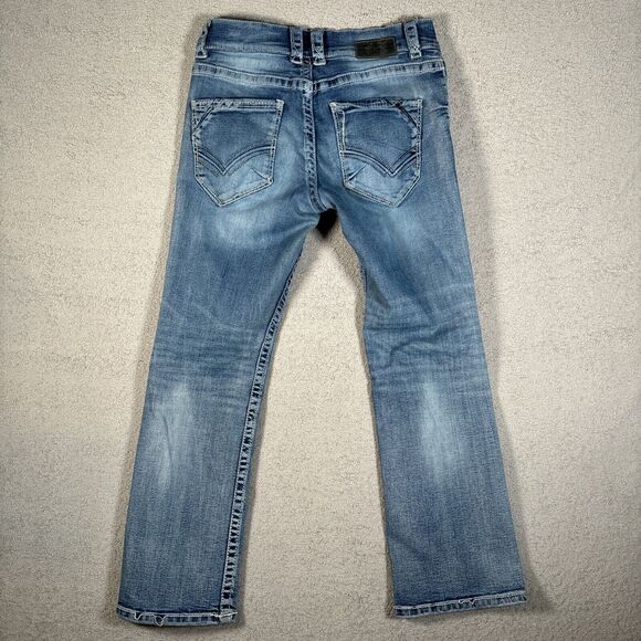 Buckle Black Women's Jeans Size 30s Fit No 9 Bootleg Distressed Grunge Destroyed - Picture 12 of 14